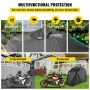 Motorcycle Shelter, Waterproof Motorcycle Cover, Heavy Duty Motorcycle Shelter Shed, 600D Oxford Motorbike Shed Anti-UV, 270 x 1