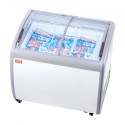 264 L Kommerciel is Display Case Gelato Dipping Freezer Cabinet