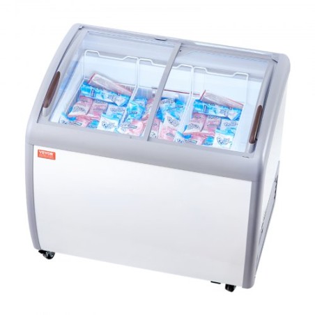 264 L Kommerciel is Display Case Gelato Dipping Freezer Cabinet