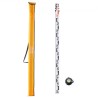 Measuring Rod 4M Metric Telescopic Grade Rod CM/MM w/ Bubble Level & Bag