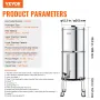 2,25g tyngdekraftfodret vandfilter bordplade system rustfrit