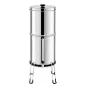 2,25g tyngdekraftfodret vandfilter bordplade system rustfrit
