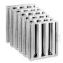 Commercial Hood Filter, 15.5W x 19.5H Inch Range Hood Filters, Stainless Steel Restaurant Range Hood Baffle Filter for Grease Ra