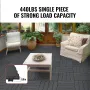 Interlocking Deck Fliser 54 Pack 12 "X12" Plastik til Porch