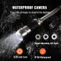Sewer Camera, 165 ft/50 m, 7" Screen Pipeline Inspection Camera with DVR Function, Waterproof IP68 Camera, 12pcs Adjustable LED,