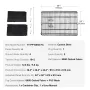 Dog Playpen, 4 Pcs 24 x 36 in Panels Foldable Metal Pet Exercise Pen, Dog Fence Indoor and Outdoor Pen with Door, Top Cover, and