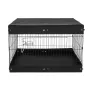 Hund Playpen 4 paneler sammenfoldelig metal hundeøvelse pen med