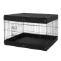 Hund Playpen 4 paneler sammenfoldelig metal hundeøvelse pen med