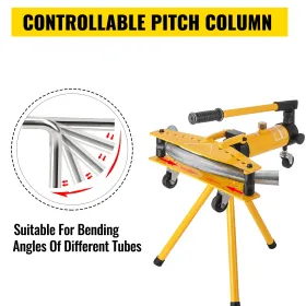 6 Die 10 Ton Hydraulic Knockout Punch 1/2" to 2" Hand Tool Cutter Driver Kit, Holesaw Set Cutter Tool Saw Electrical Conduit