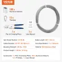 Wire Rope Kit, 1/16" 66 ft 304 Stainless Steel Cable with Crimping Pliers, 160 Sleeves and 12 Thimbles, 7x7 Strands Construction