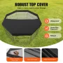 Dog Playpen 8 paneler sammenfoldelig metal hundeøvelse pen med