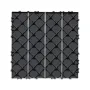 Interlocking Deck Tiles, 36 Pack,11.6"x11.6" 36 sq. ft Plastic Waterproof Outdoor Flooring All Weather Use, Patio Floor Decking 
