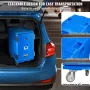 Insulated Food Pan Carrier, 127 Qt Hot Box for Catering, Food Box Carrier with Double Buckles, Front Loading Food Warmer with Ha
