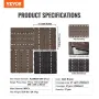 Interlocking Deck Fliser Plast Wood 27 Pack 12 "X12" Vandtæt