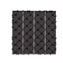 Interlocking Deck Tiles, 54 Pack,12"x12" 54 sq. ft Plastic Waterproof Outdoor Flooring All Weather Use, Patio Floor Decking Cove