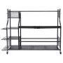 Arrangør af golfopbevaring 3 golfpose Stand Holder Club Rack