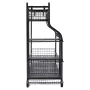 Golf Storage Garage Organizer, 3 Golf Bag Stand Holder and Other Sports Equipment Storage Rack, Rolling Ball Cart on Wheels, Out