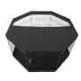 Dog Playpen, 8 Pcs 30"H x 24"W Panels Foldable Metal Pet Exercise Pen, Dog Fence Indoor and Outdoor Pen with Door, Bottom Pad an
