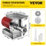 Elektrisk kødslibemaskine Electric Meat Mincer 661 lbs/time