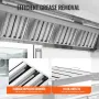 Commercial Hood Filter, 19.5W x 19.5H Inch Range Hood Filters, Stainless Steel Restaurant Range Hood Baffle Filter for Grease Ra