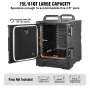 Insulated Food Pan Carrier, 81 Qt Hot Box for Catering, Food Box Carrier with Double Buckles, Front Loading Food Warmer with Han