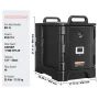 Isoleret madpanebær stable catering opvaskekasse 81Qt Chafing