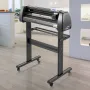 Vinyl Cutter Machine, 28" Vinyl Plotter, LCD Display Plotter Cutter, Three Adjustable Pinch Rollers Sign Cutting Plotter, Vinyl 