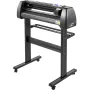 Vinyl Cutter Machine, 28" Vinyl Plotter, LCD Display Plotter Cutter, Three Adjustable Pinch Rollers Sign Cutting Plotter, Vinyl 