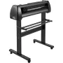 Vinyl Cutter Machine, 28" Vinyl Plotter, LCD Display Plotter Cutter, Three Adjustable Pinch Rollers Sign Cutting Plotter, Vinyl 