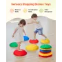 Turtle Balance Stepping Stones, 6 PCS, Up to 220 lbs Kids Turtle Jumping Stones Steps Stones, Toddler Obstacle Course Coordinati