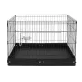 Dog Playpen, 4 Pcs 24 x 36 in Panels Foldable Metal Pet Exercise Pen, Dog Fence Indoor and Outdoor Pen with Door and 600D Oxford