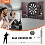 Dartboard and Cabinet Set, Ready-to-Play Bundle Dartboard Cabinet Set, Hideaway Cabinet Features Electronic Scoring, Easy Assemb