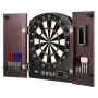 Dartboard og kabinet sæt komplet med alt tilbehør let samling