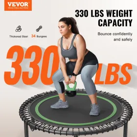 40 "Foldbar mini -fitness -trampolin Voksne indendørs