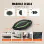 40 "Foldbar mini -fitness -trampolin Voksne indendørs