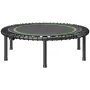 Foldable Mini Trampoline, 40 Inch Fitness Rebounder, Max Load 330 lbs Exercise Trampoline, Stable & Quiet Indoor Small Workout T