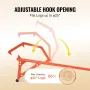 Timberjack, 46.5 in, Heavy Duty Steel Log Roller, Log Lifter with Adjustable Cant Hook, Logging Tools Log Jack for Logs Ups to 2