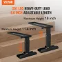 Ladder Levler, 23.4 L x 11.4-18 in H Support Surface, Steel Ladder Leveling Tool, Folding Pitch Hopper, Stair Ladder Stabilizer 