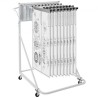 Mobil Blueprint Storage Rack Plan Holder med 12 pivotbeslag 240 lbs