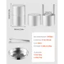 Ice Ball Press Ice Ball Maker 2.1 "/53mm Ice Press Kit til