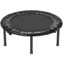 Foldable Mini Trampoline, 36 Inch Fitness Rebounder, Max Load 220 lbs Exercise Trampoline, Stable & Quiet Indoor Small Workout T