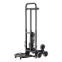Stair Climbing Cart, 460 lbs Capacity Stair Climber Hand Truck and Dolly, Heavy-Duty Folding Trolley Cart with Dual Handle, 6 Wh