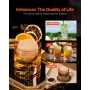 Ice Diamond Press, 2.4" Ice Ball Maker, Aviation Aluminum Diamond Ice Ball Press Kit for Ice Diamond, Ice Press with Tong and Dr