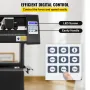 Vinyl Cutter, 720mm Vinyl Plotter, LED Screen Plotter Cutter, Semi-Automatical Built-in Optical Eye, Compatible with SignCut Sof