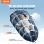 Baby Lounger, Baby Nest Sleeper for Newborn, 100% Cotton Soft Infant Lounger Pillow with Headrest & Double-Sided Cover, Portable