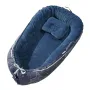 Baby spædbarns lounger 100% bomuld blød nyfødt rede sovende med