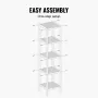 5-Tier Bathroom Standing Shelf, Narrow Shelving Unit, Display Storage Rack Organizer, Freestanding Flower Plant Stand, Multifunc