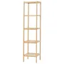 5-Tier Bathroom Standing Shelf, Narrow Shelving Unit, Display Storage Rack Organizer, Freestanding Flower Plant Stand, Multifunc