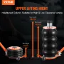 Air Jack 6 ton/13000 lbs pneumatisk jack med øget søjle til