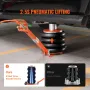 Air Jack, 6 Ton/13000 lbs, 2-5 S Pneumatic Lifting Jack with Heightened Column & Adjustable Handle, Easy-to-Lift & Space-Saving 